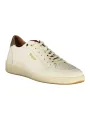 "Blauer Sneakers im Sale | Blauer Herren Sportschuhe Weiß - Schnürschuhe mit Kontrastdetails in Grün, Herausnehmbare Einlegesohle, Print & Logo online kaufen"|Planet-Deluxe