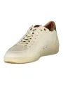 "Blauer Sneakers im Sale | Blauer Herren Sportschuhe Weiß - Schnürschuhe mit Kontrastdetails in Grün, Herausnehmbare Einlegesohle, Print & Logo online kaufen"|Planet-Deluxe