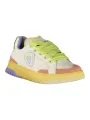 "Blauer Sneakers im Sale | Kontrast-Sneaker Creme/Rosa/Glyzinien mit Wechselfußbett online kaufen"|Planet-Deluxe