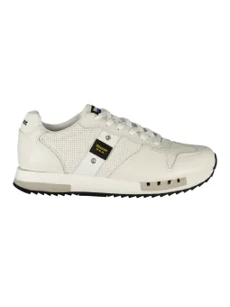 Blauer Herren-Sneaker: Kontraste, Komfort & Logo-Print