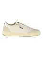 "Blauer Sneakers im Sale | Blauer Herren Sportschuhe Weiß - Schnürschuhe mit Kontrastdetails, Herausnehmbarer Einlegesohle und Logo-Print online kaufen"|Planet-Deluxe