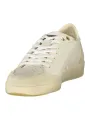 "Blauer Sneakers im Sale | Blauer Herren Sportschuhe Weiß - Schnürschuhe mit Kontrastdetails, Herausnehmbarer Einlegesohle und Logo-Print online kaufen"|Planet-Deluxe