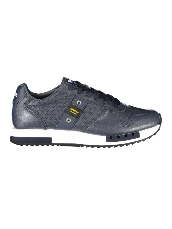 "Blauer Sneakers im Sale | Blauer Herren Sportschuhe Blau - Sportlicher Sneaker mit Schnürsenkeln, Kontrastdetails und Herausnehmbarer Einlegesohle, Print online kaufen"|Planet-Deluxe "Blauer Sneakers im Sale | Blauer Herren Sportschuhe Blau - Sportlicher Sneaker mit Schnürsenkeln, Kontrastdetails und Herausnehmbarer Einlegesohle, Print online kaufen"|Planet-Deluxe