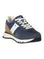"Blauer Sneakers im Sale | Blauer Herren Sportschuhe Blau - Sportlicher Sneaker mit Kontrastdetails und Logo-Applikation online kaufen"|Planet-Deluxe