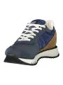 "Blauer Sneakers im Sale | Blauer Herren Sportschuhe Blau - Sportlicher Sneaker mit Kontrastdetails und Logo-Applikation online kaufen"|Planet-Deluxe