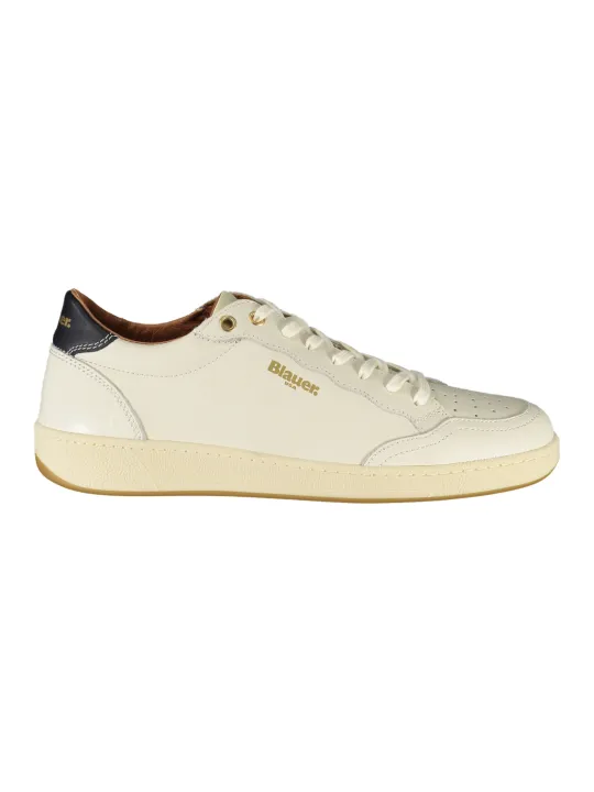"Blauer Sneakers im Sale | Blaue Kontrast Sneaker mit Wechselseinlage und Logo online kaufen"|Planet-Deluxe