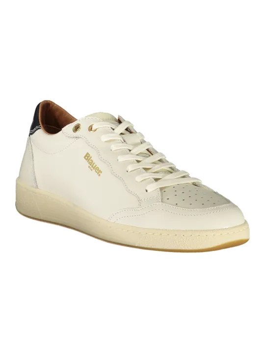 "Blauer Sneakers im Sale | Blaue Kontrast Sneaker mit Wechselseinlage und Logo online kaufen"|Planet-Deluxe
