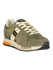 "Blauer Sneakers im Sale | Kontrast-Sneaker mit Print und Logo Blauer S5QUEENS01MES online kaufen"|Planet-Deluxe