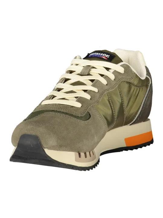 "Blauer Sneakers im Sale | Kontrast-Sneaker mit Print und Logo Blauer S5QUEENS01MES online kaufen"|Planet-Deluxe