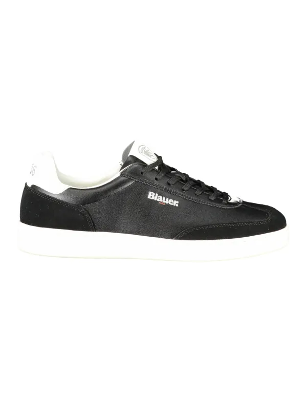 "Blauer Sneakers im Sale | Blauer Sneakers mit Schnürsenkel und Kontrastdetails in Weiß online kaufen"|Planet-Deluxe