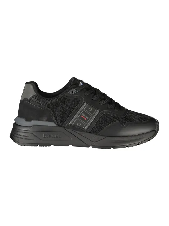 "Blauer Sneakers im Sale | Kontrast-Sneaker Blauer S5RAY05KNI NEBLKGRY online kaufen"|Planet-Deluxe