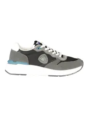 "Blauer Sneakers im Sale | Kontrast-Sneaker Blauer mit Logo und Schnürsenkel online kaufen"|Planet-Deluxe