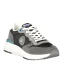 "Blauer Sneakers im Sale | Kontrast-Sneaker Blauer mit Logo und Schnürsenkel online kaufen"|Planet-Deluxe