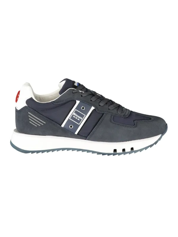 "Blauer Sneakers im Sale | Blauer Kontrast-Sneaker mit Print und Logo online kaufen"|Planet-Deluxe "Blauer Sneakers im Sale | Blauer Kontrast-Sneaker mit Print und Logo online kaufen"|Planet-Deluxe