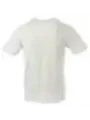 Weißes Baumwoll-T-Shirt kurzer Schnitt