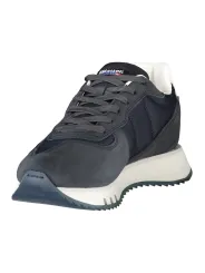 "Blauer Sneakers im Sale | Blauer Kontrast-Sneaker mit Print und Logo online kaufen"|Planet-Deluxe