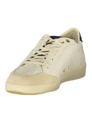"Blauer Sneakers im Sale | Blauer S5MURRAY12 Schnuersenkel Sneaker mit Blauem Kontrast online kaufen"|Planet-Deluxe