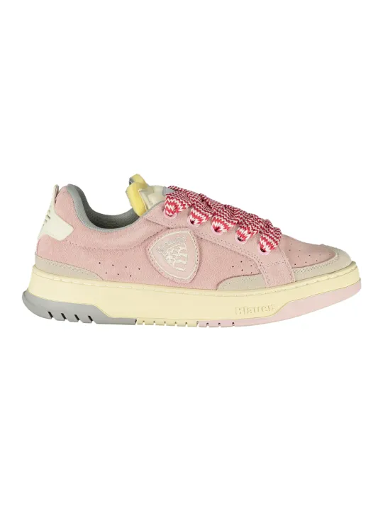 "Blauer Sneakers im Sale | Graue Sneakers mit Kontrastdetails und herausnehmbarer Sohle online kaufen"|Planet-Deluxe