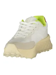 "Blauer Sneakers im Sale | Kontrast-Sneaker mit Schnürsenkel und herausnehmbarem Fußbett online kaufen"|Planet-Deluxe