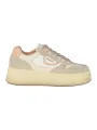 "Blauer Sneakers im Sale | Kontrast-Sneaker CremePink mit Herausnehmbarem Fußbett online kaufen"|Planet-Deluxe
