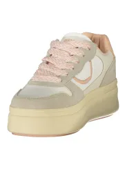 "Blauer Sneakers im Sale | Kontrast-Sneaker CremePink mit Herausnehmbarem Fußbett online kaufen"|Planet-Deluxe