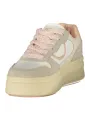 "Blauer Sneakers im Sale | Kontrast-Sneaker CremePink mit Herausnehmbarem Fußbett online kaufen"|Planet-Deluxe