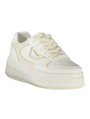 "Blauer Sneakers im Sale | Blauer Kontrast-Sneaker mit Wechselschnürsenkel online kaufen"|Planet-Deluxe