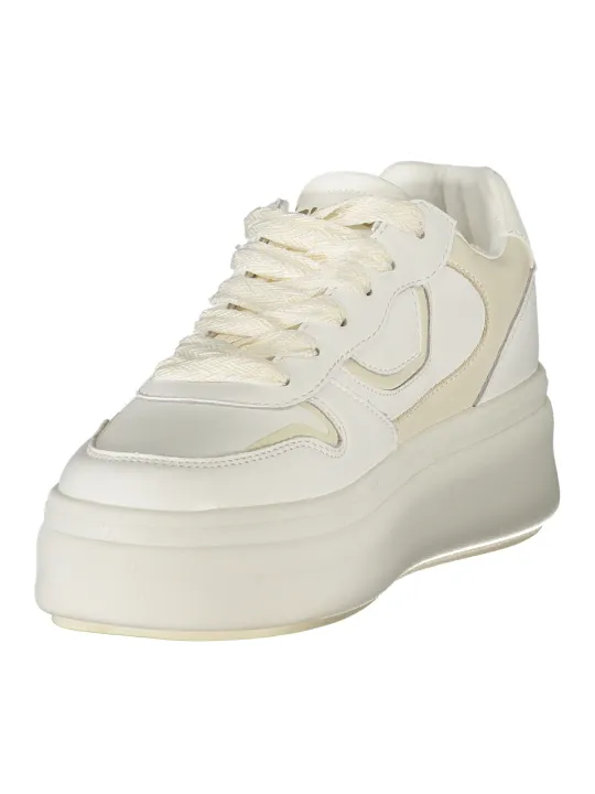 "Blauer Sneakers im Sale | Blauer Kontrast-Sneaker mit Wechselschnürsenkel online kaufen"|Planet-Deluxe