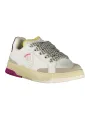 "Blauer Sneakers im Sale | Graue/Fuchsia Sneakers mit Kontrastelementen und Logo online kaufen"|Planet-Deluxe