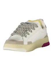 "Blauer Sneakers im Sale | Graue/Fuchsia Sneakers mit Kontrastelementen und Logo online kaufen"|Planet-Deluxe