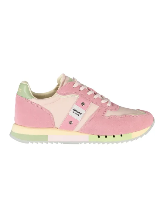 "Blauer Sneakers im Sale | Blauer Sneaker Kontrastdetails Herausnehmbare Einlegesohle online kaufen"|Planet-Deluxe