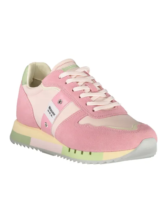 "Blauer Sneakers im Sale | Blauer Sneaker Kontrastdetails Herausnehmbare Einlegesohle online kaufen"|Planet-Deluxe