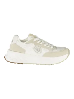 "Blauer Sneakers mit Schnürung & Kontrastdetails"