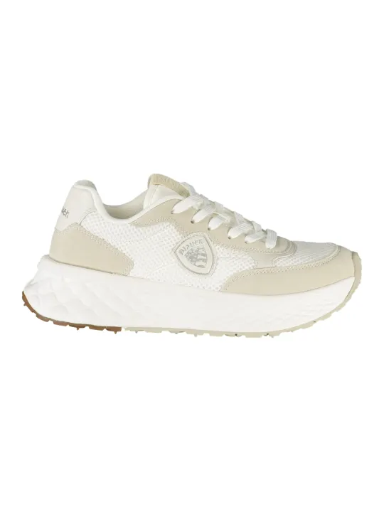 "Blauer Sneakers im Sale | Blauer Sneakers mit Schnürung und Kontrastdetails online kaufen"|Planet-Deluxe