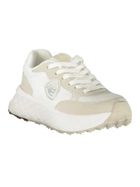 "Blauer Sneakers im Sale | Blauer Sneakers mit Schnürung und Kontrastdetails online kaufen"|Planet-Deluxe