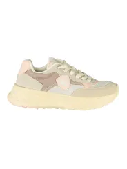 "Blauer Sneakers im Sale | Sneaker Blauer Kontrast Pink mit Wechselfußbett und Logo online kaufen"|Planet-Deluxe