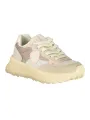 "Blauer Sneakers im Sale | Sneaker Blauer Kontrast Pink mit Wechselfußbett und Logo online kaufen"|Planet-Deluxe