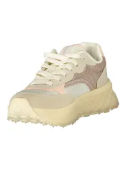 "Blauer Sneakers im Sale | Sneaker Blauer Kontrast Pink mit Wechselfußbett und Logo online kaufen"|Planet-Deluxe