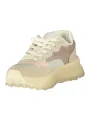 "Blauer Sneakers im Sale | Sneaker Blauer Kontrast Pink mit Wechselfußbett und Logo online kaufen"|Planet-Deluxe