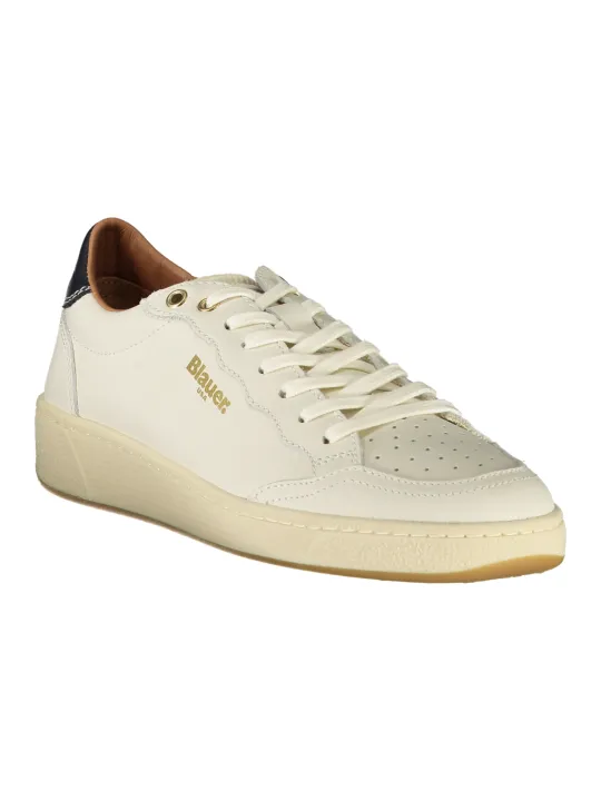 "Blauer Sneakers im Sale | Schwarze Kontrast-Sneaker mit Schnürsenkeln und Logo online kaufen"|Planet-Deluxe