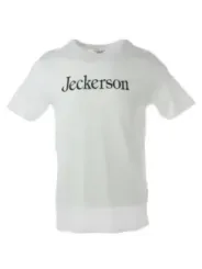 Weißes Jeckerson T-Shirt mit Logo