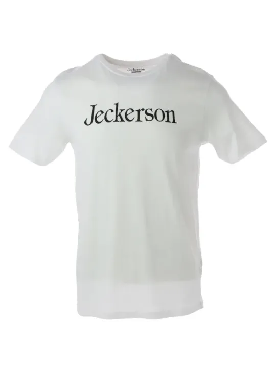 Weißes Jeckerson T-Shirt mit Logo
