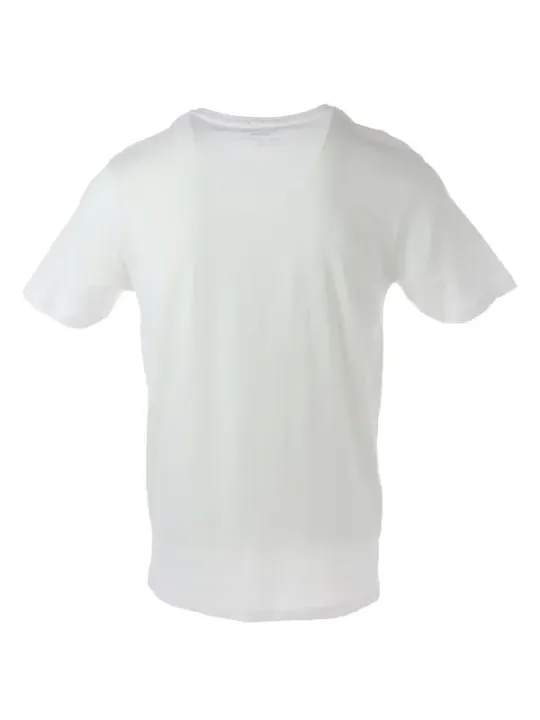 Weißes, figurbetontes Herren-Kurzarmshirt