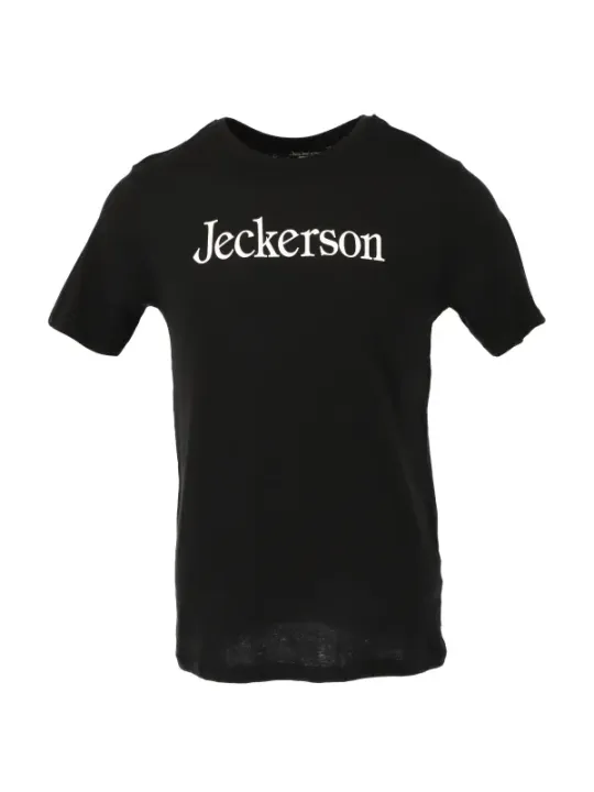 Graues Jeckerson T-Shirt mit Schriftzug