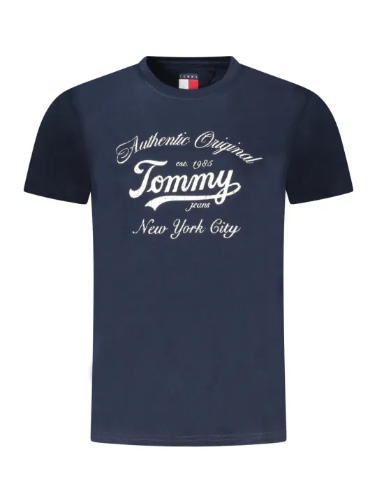 "Tommy Hilfiger T-Shirts im Sale | Tommy Hilfiger Logo TShirt aus Recyclingmaterial online kaufen"|Planet-Deluxe