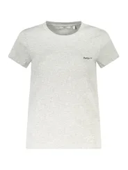 "Pepe Jeans T-Shirts im Sale | Merida Rundhals TShirt Nachhaltige Baumwolle Logo online kaufen"|Planet-Deluxe