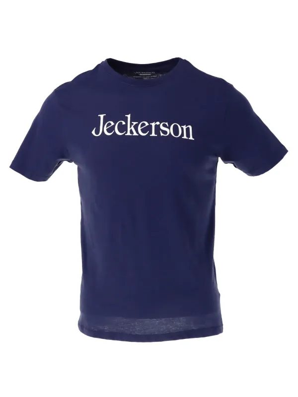 Navy Jeckerson T-Shirt mit Text Navy Jeckerson T-Shirt mit Text