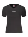"Tommy Hilfiger T-Shirts im Sale | Tommy Hilfiger Logo Print T-Shirt mit Recycling-Viskose online kaufen"|Planet-Deluxe
