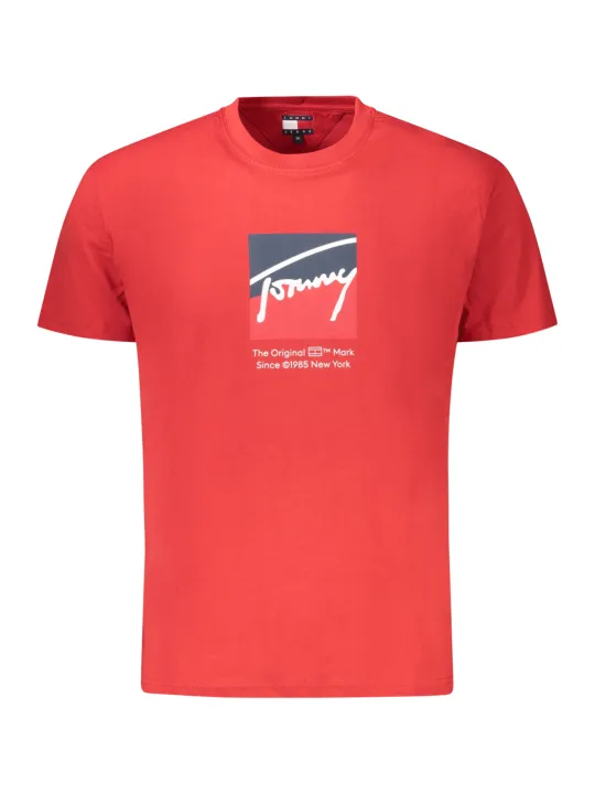"Tommy Hilfiger T-Shirts im Sale | Tommy Hilfiger Nachhaltiges Logo T-Shirt Rundhals  online kaufen"|Planet-Deluxe