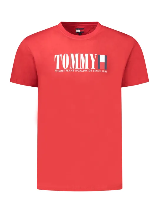 "Tommy Hilfiger T-Shirts im Sale | Tommy Hilfiger Nachhaltiges Logo T-Shirt mit Print online kaufen"|Planet-Deluxe